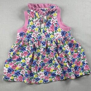 Ralph Lauren Pastel Floral Baby Dress in Pink, Blue & Yellow
